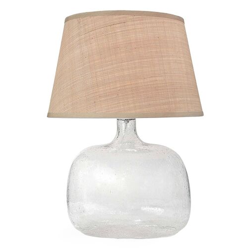 Seeded Glass Table Lamp, Clear~P76890642