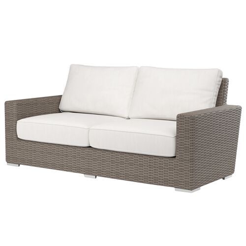 Neptune Outdoor Aluminum/Resin Wicker Loveseat Neptune Outdoor Aluminum/Resin Wicker Loveseat