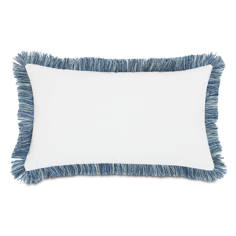 Luna 13x22 Lumbar Outdoor Pillow, Cloud/Blue