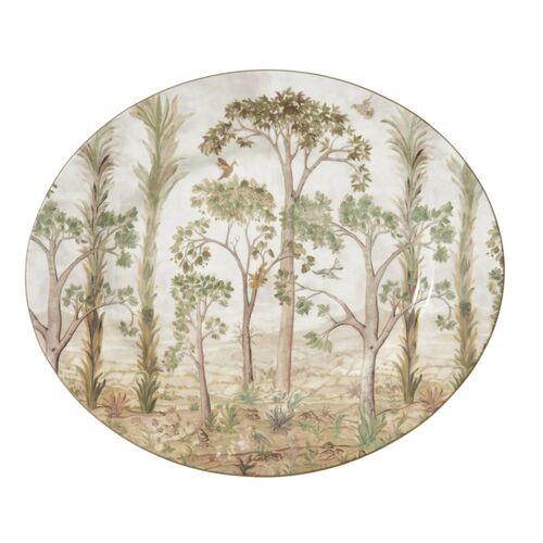 Tall Trees Oval Platter 14"