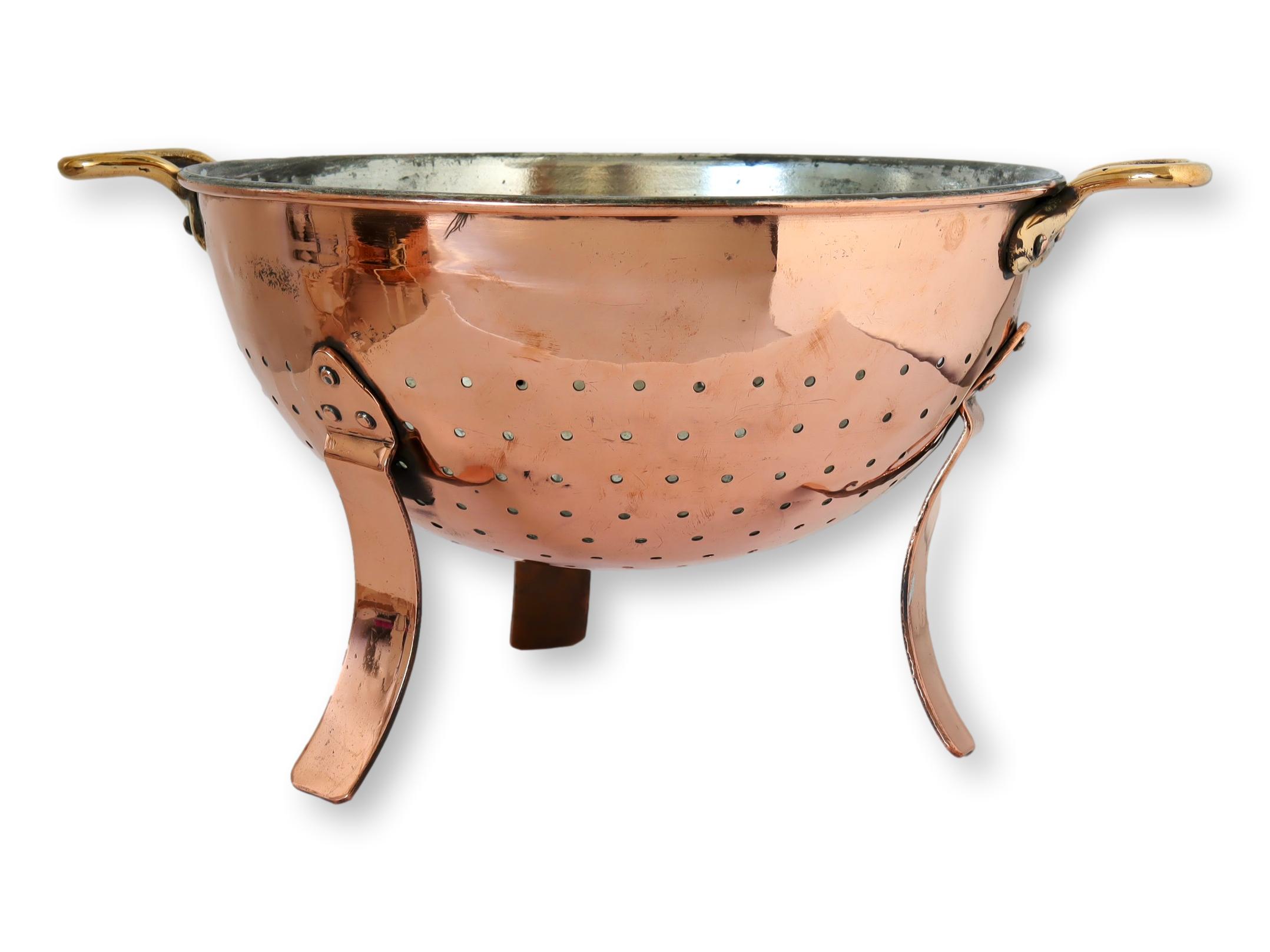 Antique French Copper Colander~P77690113