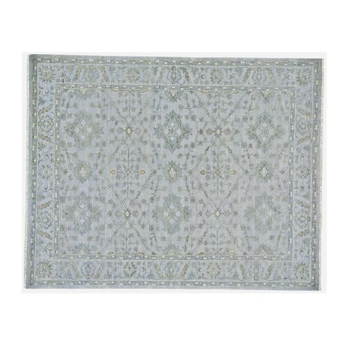 Zenas Oriental Rug, Gray/Blue