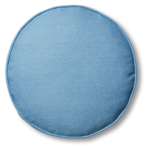 Claire 16x16 Disc Pillow, Chambray Linen~P77483504