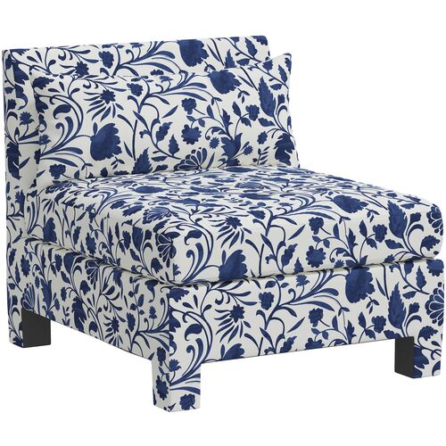 Bryn Vine Floral Slipper Chair~P77644417
