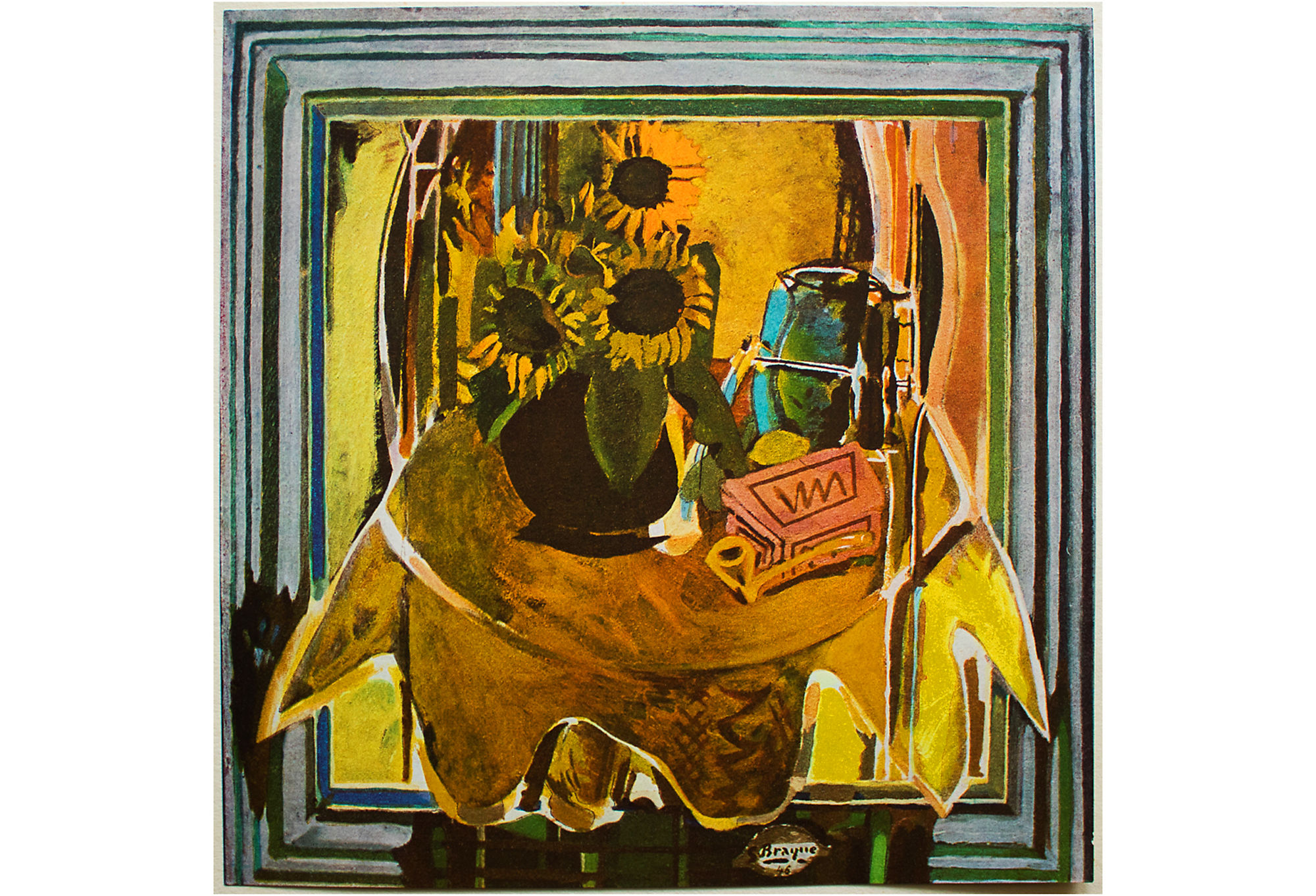 1940s Georges Braque, Sunflowers~P77552756