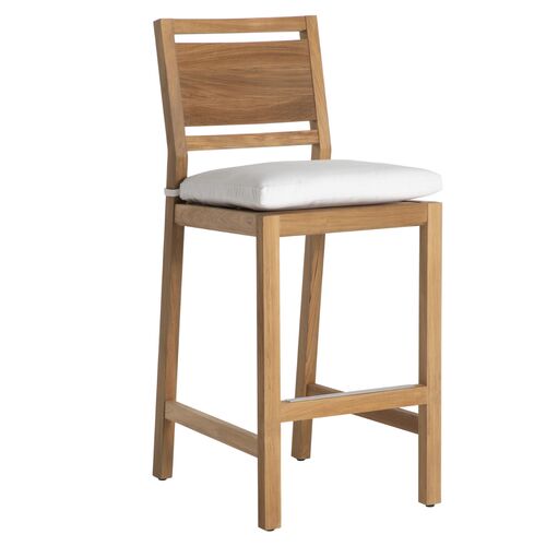 Avondale Outdoor Teak Bar Stool
