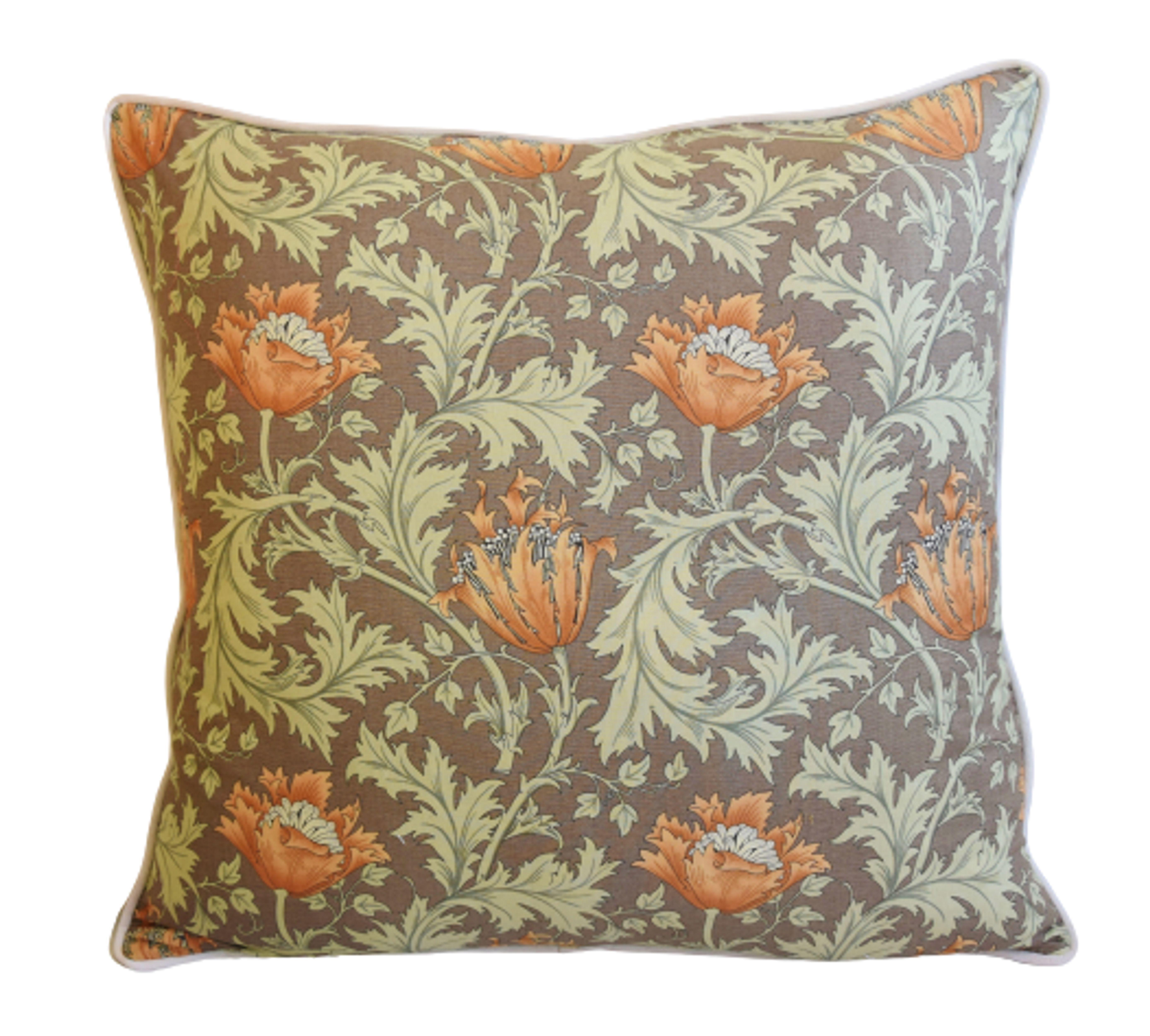 William Morris Floral Botanical Pillow~P77669417