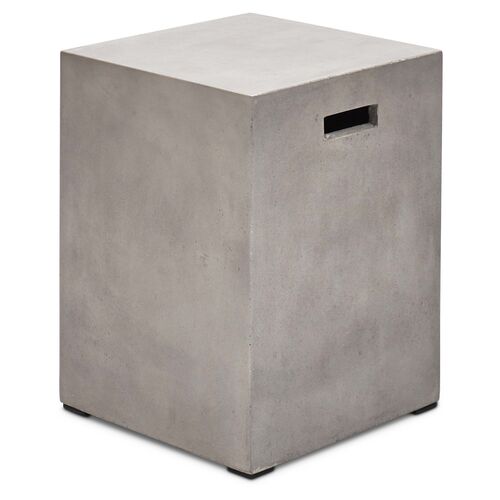 Una Stool, Gray Concrete~P76190358