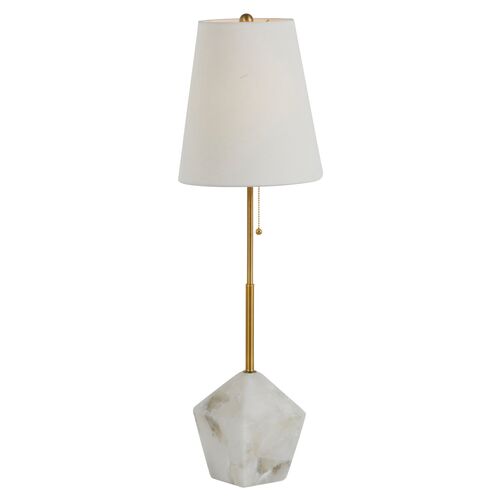 Perry Alabaster Table Lamp, Antique Gold~P111111718