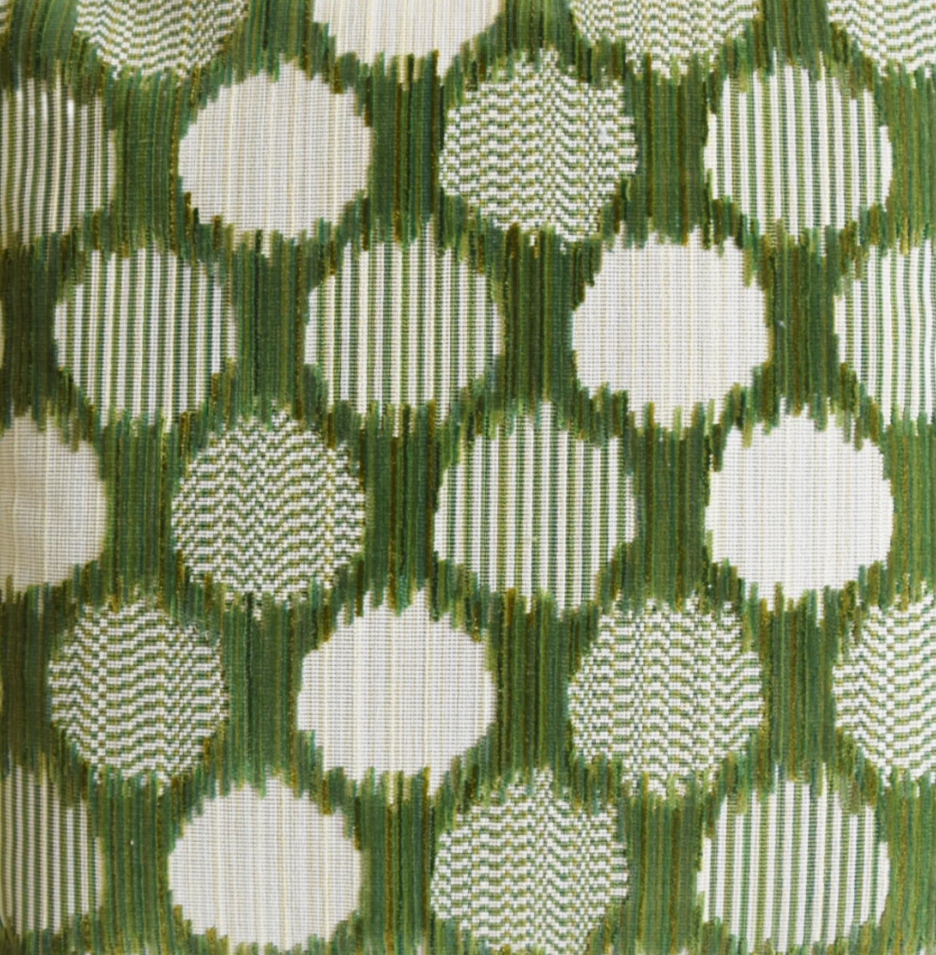 Schumacher Cirque Green Geometric Pillow~P77676136