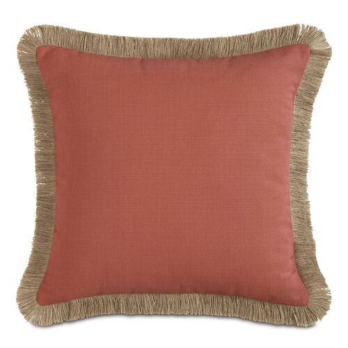 Faye 20x20 Outdoor Pillow Pillow, Orange/Tan~P77578693