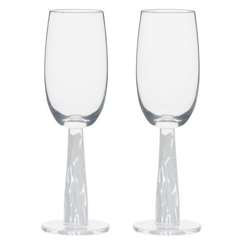 Björn Champagne Flutes, Set of 2 Björn Champagne Flutes, Set of 2