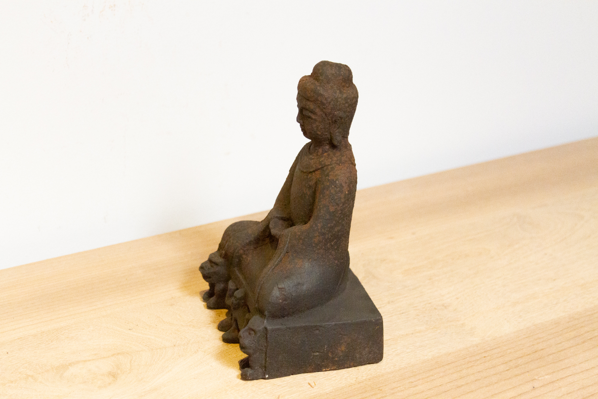 Antique Rusted Metal Buddha~P77684242