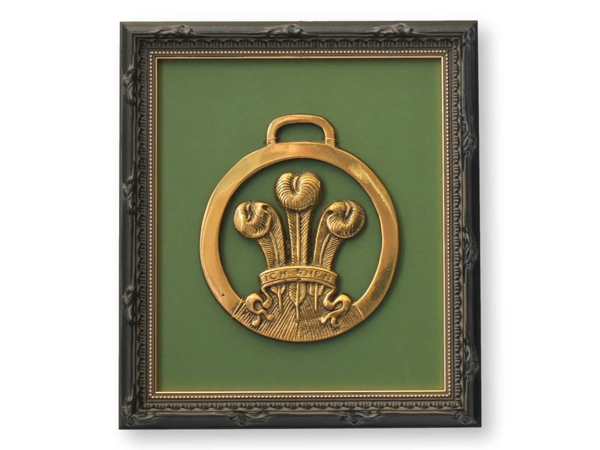 Framed 19th-C. English Horse Brass~P77739124