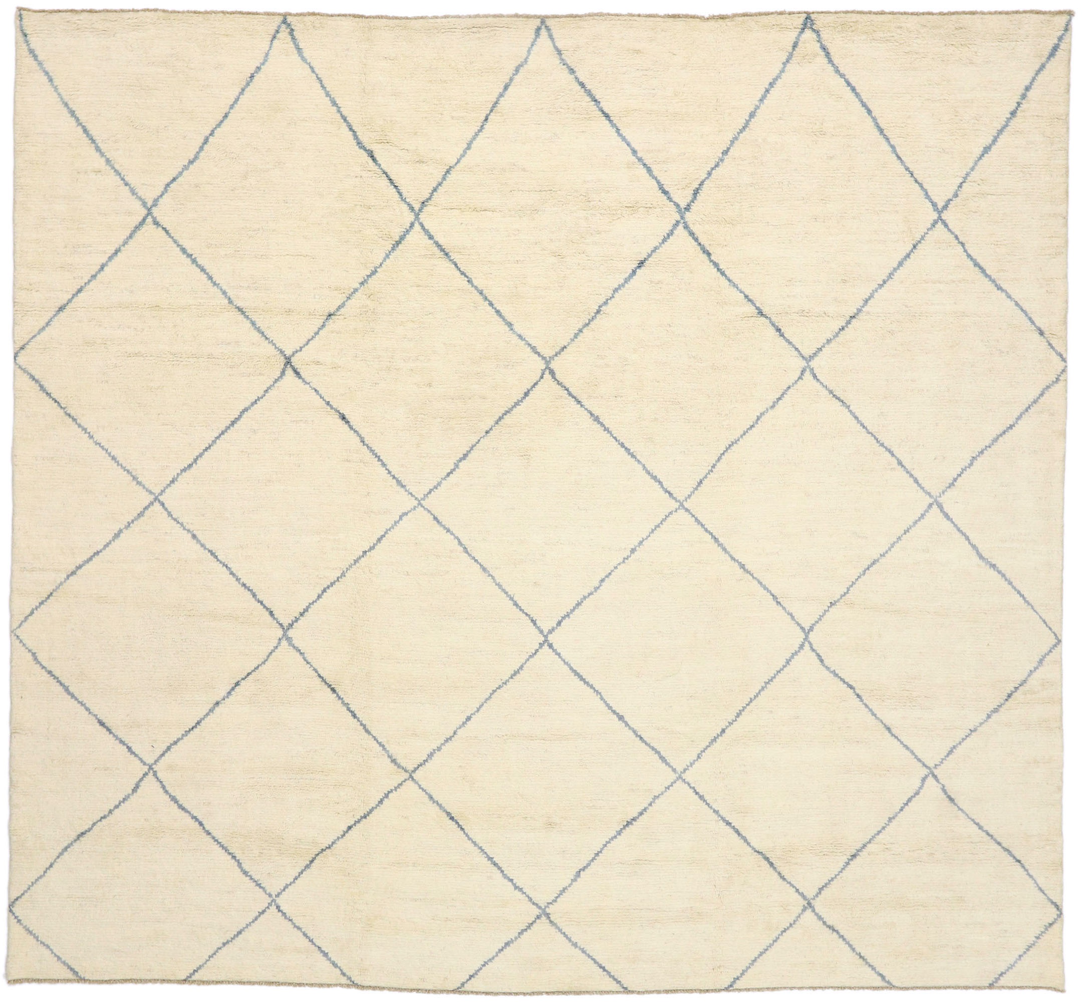 Organic Modern Moroccan Rug, 12'1 x 13'2~P77673341