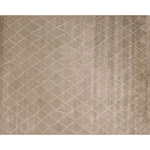 Nehon Hand-Knotted Rug, Brown~P77521213