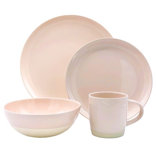Shell Bisque 4-Piece Place Setting