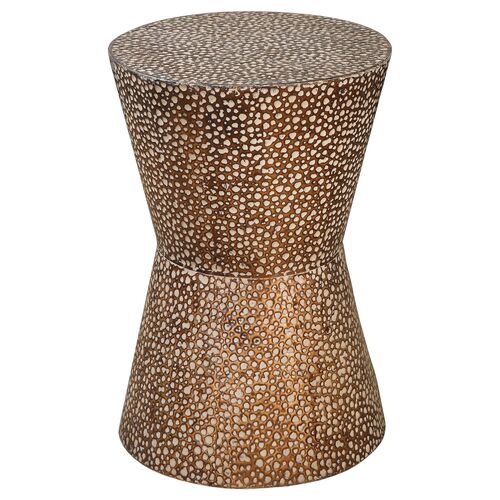 Lysander Accent Table, Bronze