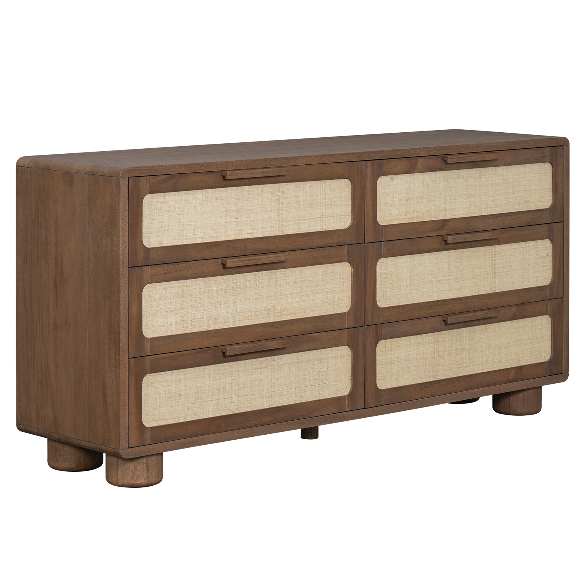 Rovinj Acacia/Rattan Dresser, Mocha