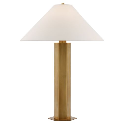 Olivier Medium Table Lamp, Hand-Rubbed Antique Brass~P111125043