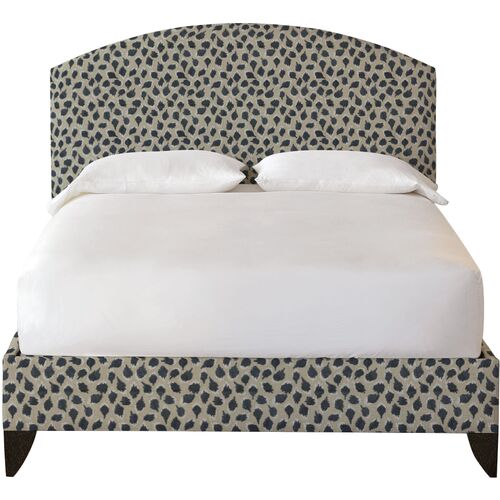 Trinka Upholstered Bed, Navy~P77650473