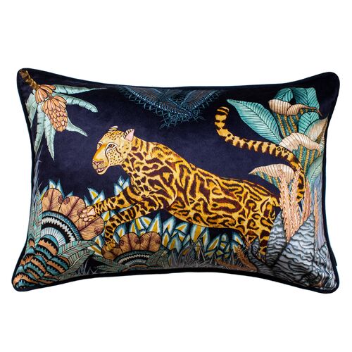 Cheetah Kings 16x24 Pillow, Tanzanite~P77589391