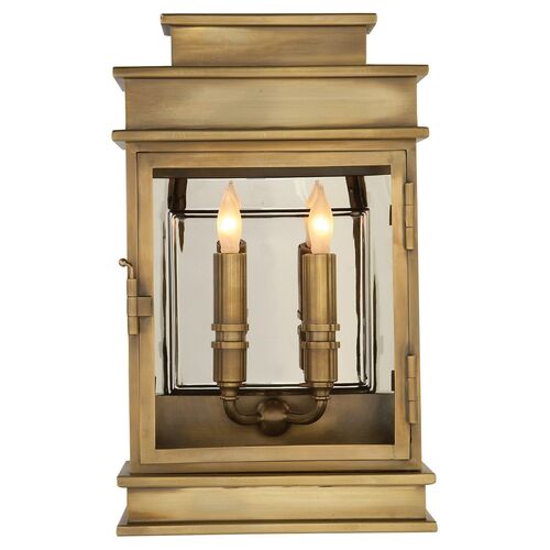 Two-Bulb Outdoor Linear Wall Lantern, I~P77218851