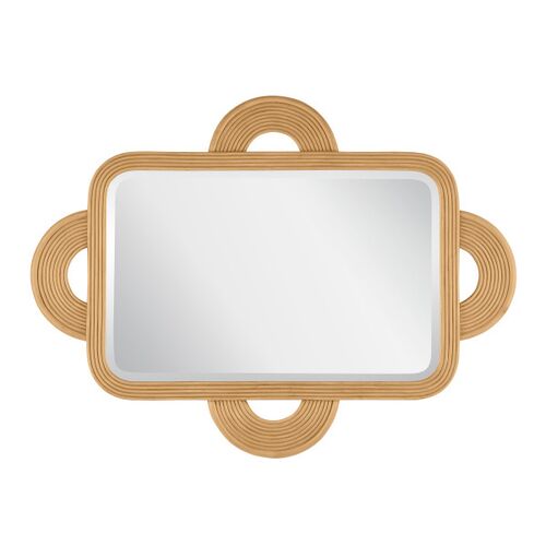 Santos Rattan Rectangular Wall Mirror
