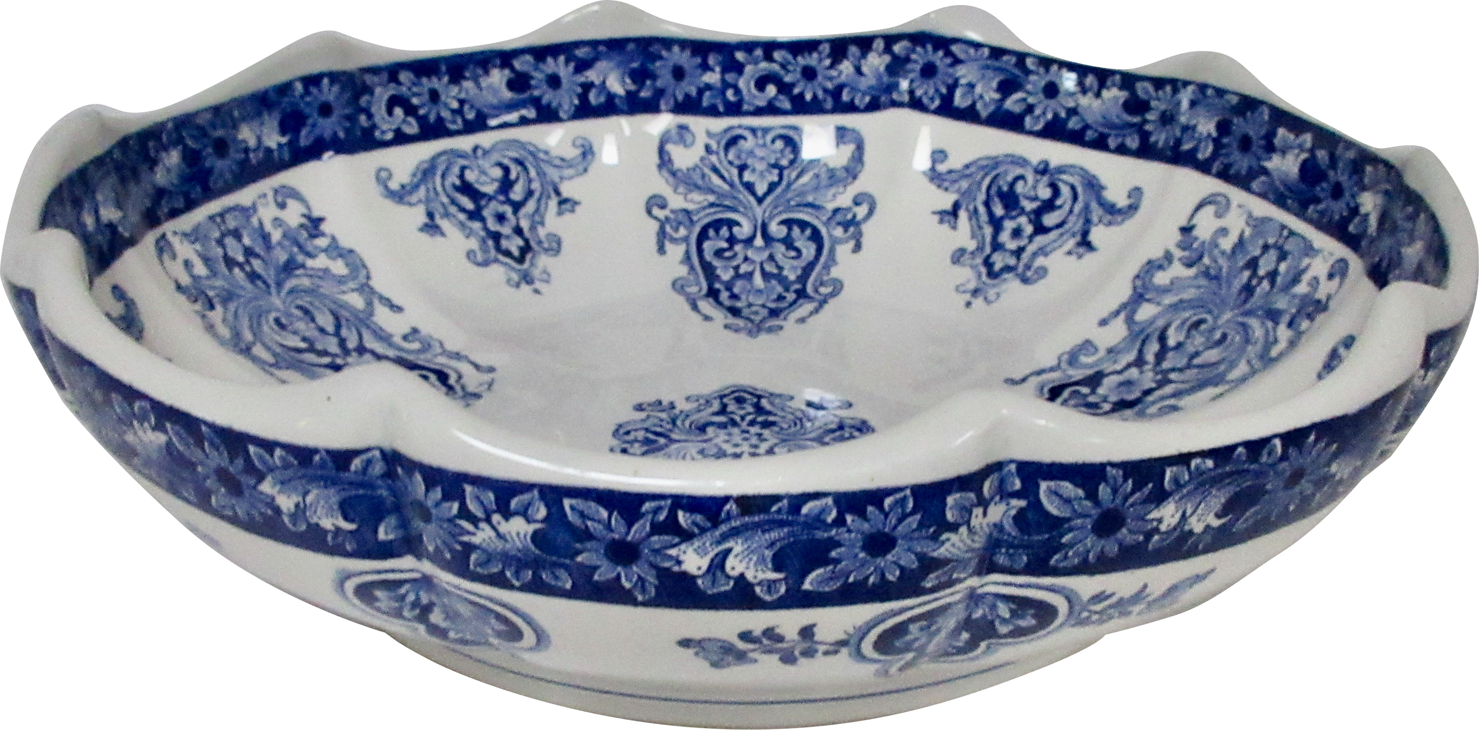 Gien French Faience Centerpiece Bowl