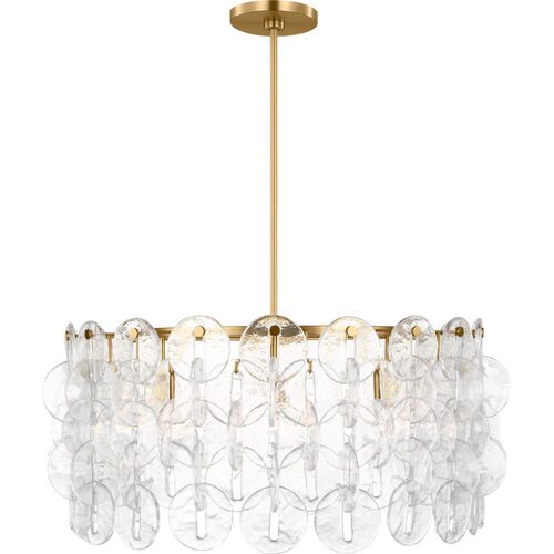 Candace Glass Disc Chandelier Candace Glass Disc Chandelier