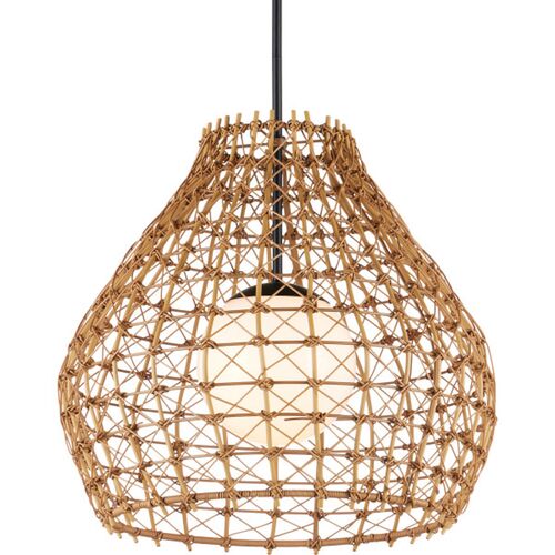 Bly Outdoor Wicker Pendant, Natural Bly Outdoor Wicker Pendant, Natural
