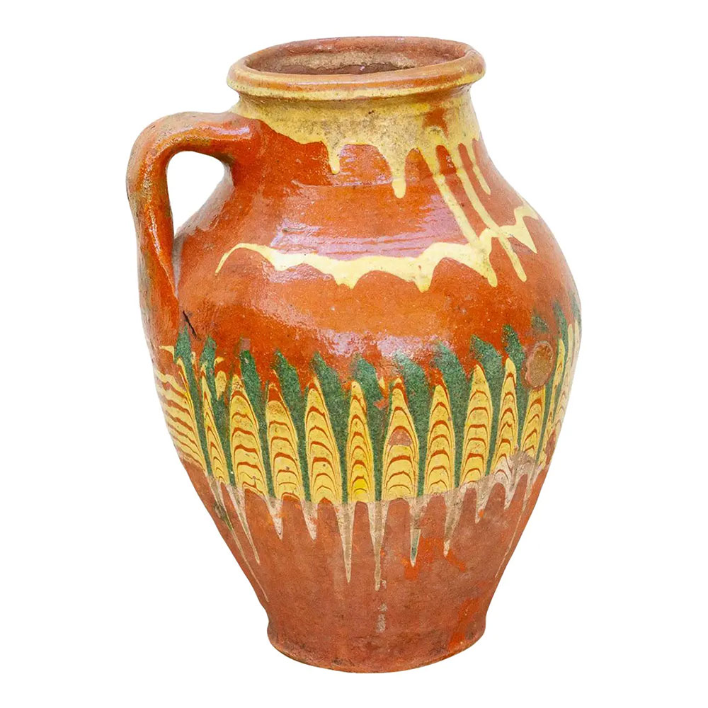 Vintage Hungarian Folk Art Pottery~P77751809