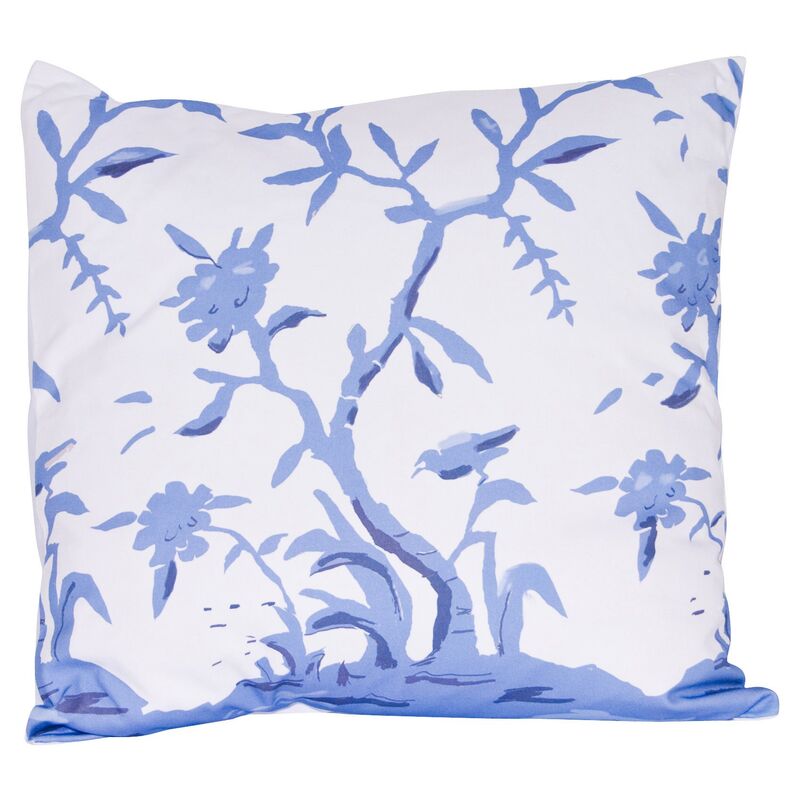 Cliveden 22x22 Pillow, Blue