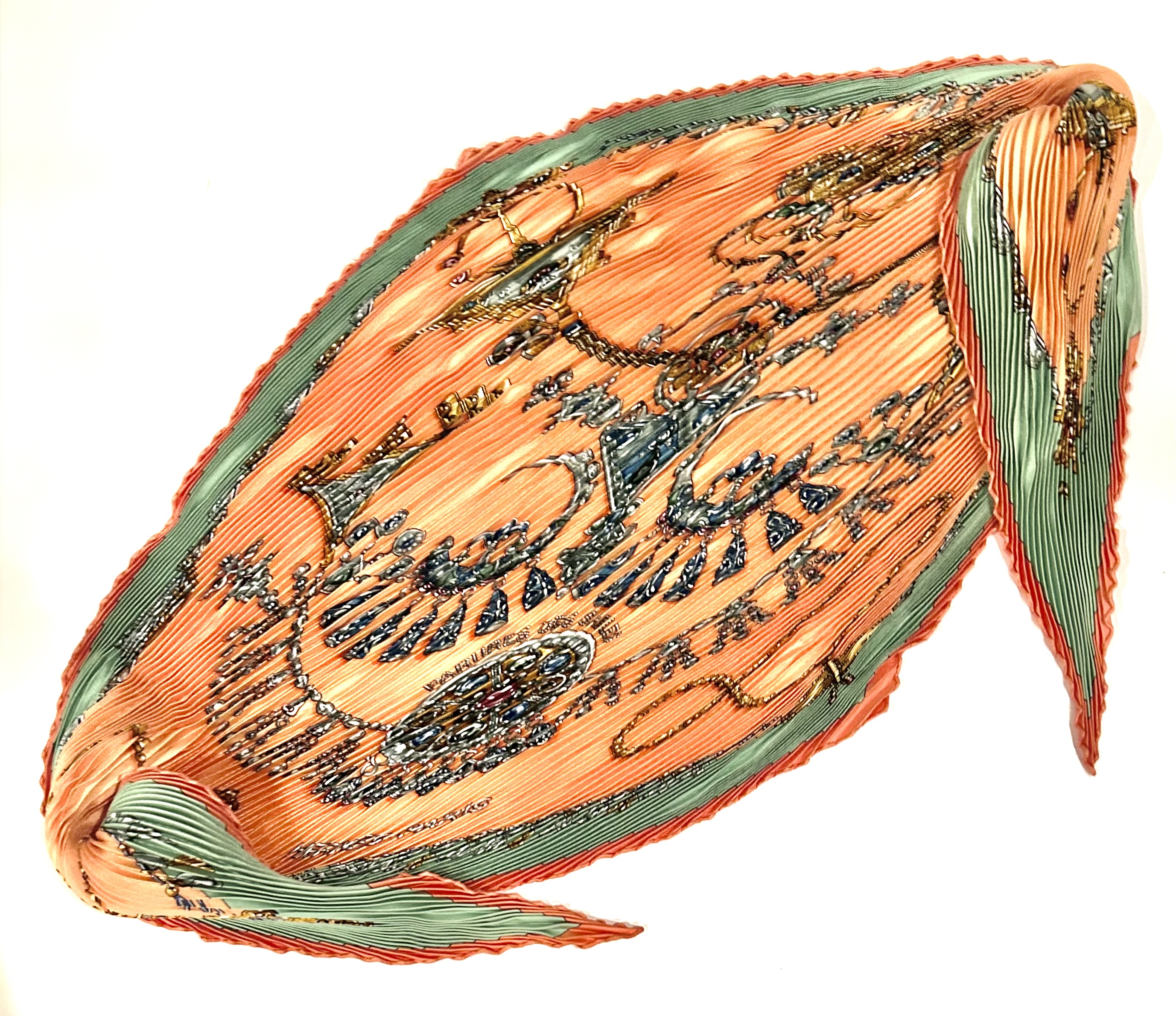 Hermès Parures des Sables Pleated Scarf~P77755515