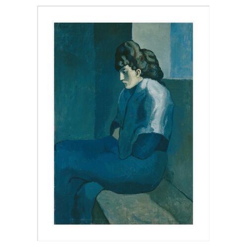 Melancholy Woman by Pablo Picasso Framed Print Melancholy Woman by Pablo Picasso Framed Print