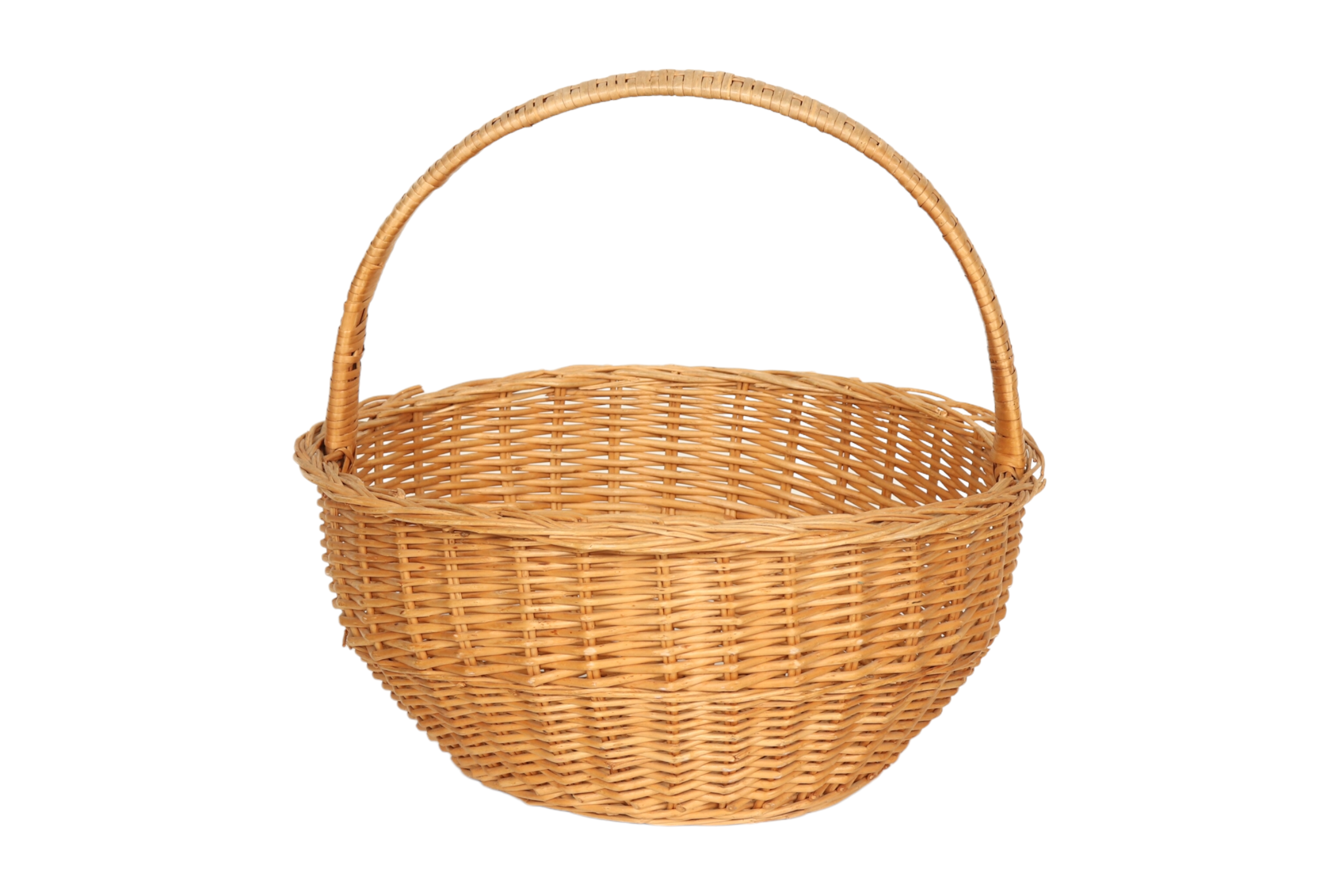 Woven Wicker Shopping Basket~P77665390