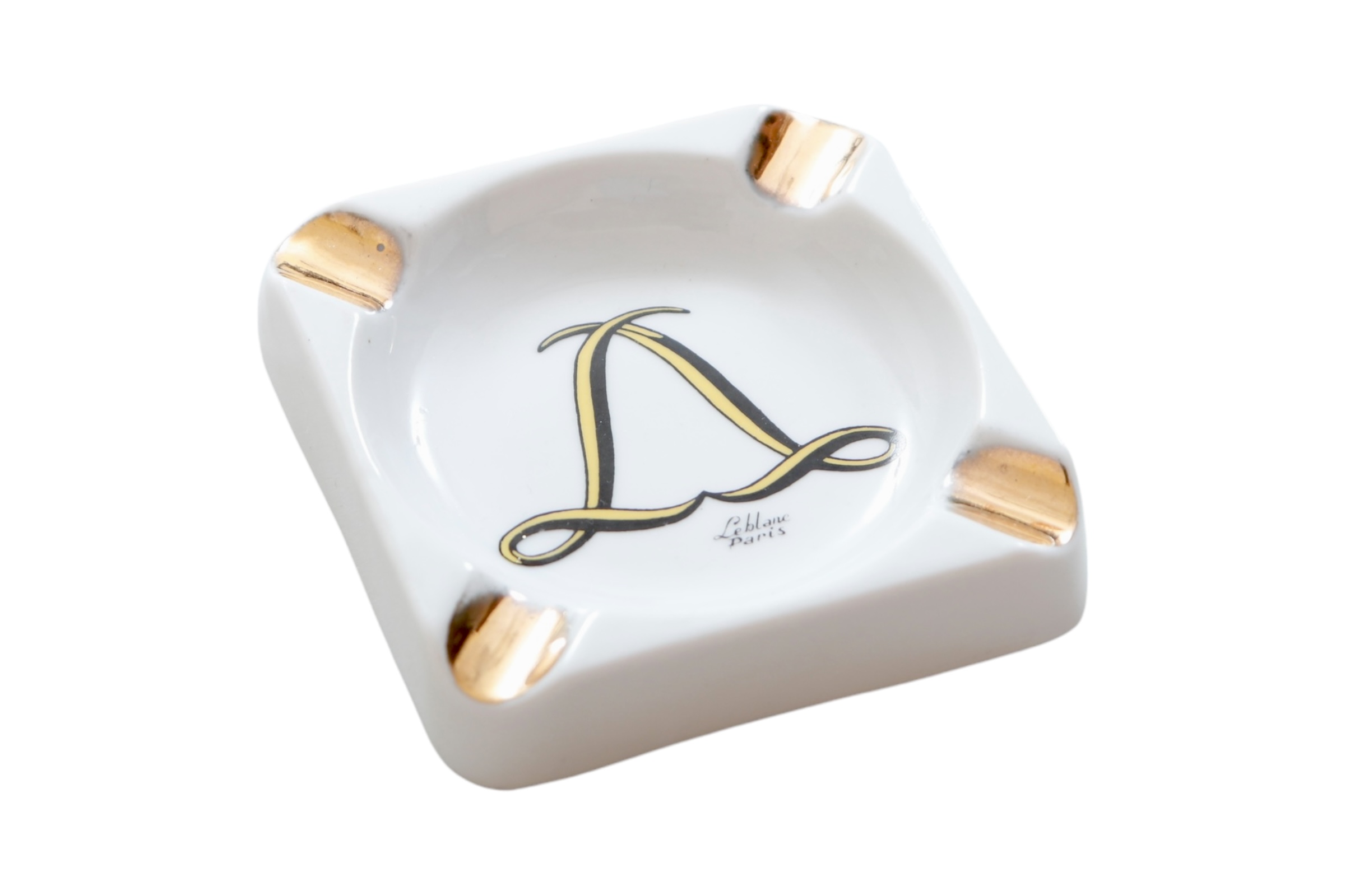 Limoges Porcelain Le Blanc Hotel Ashtray~P77707578