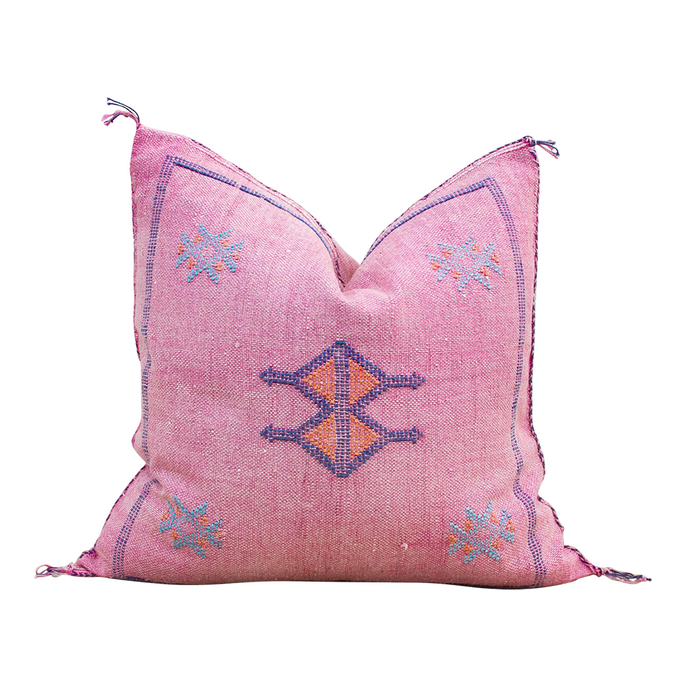Thulian Moroccan Silk Rug Pillow~P77662056