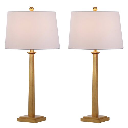 Isoldeor Table Lamp, Gold/White Isoldeor Table Lamp, Gold/White