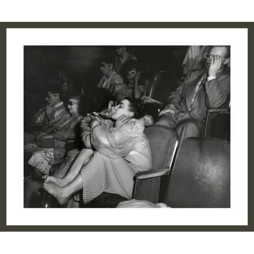 [Lovers at the Palace Theater] by Weegee Framed Print
