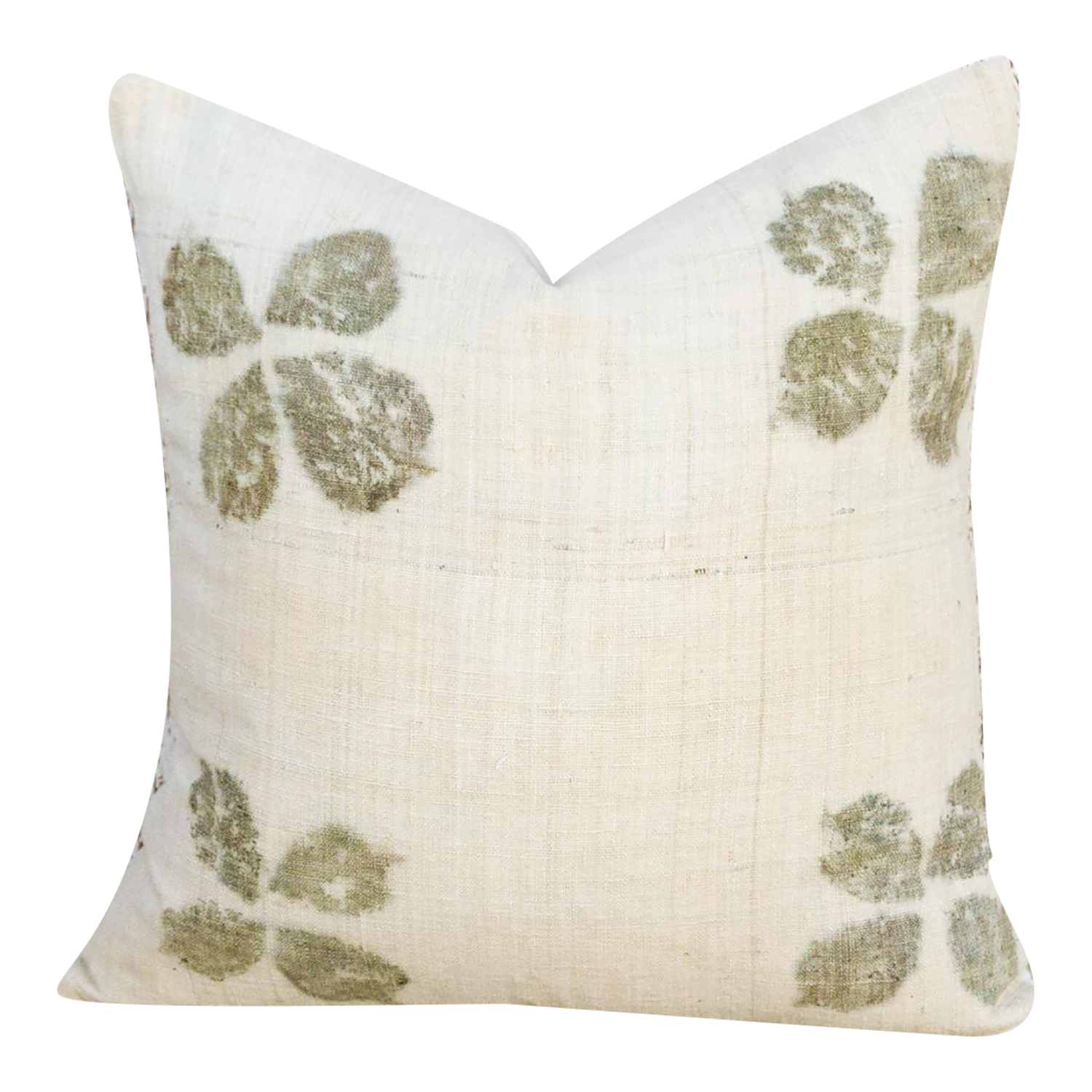 Toli Leaf Printed Organic Silk Pillow~P77651806