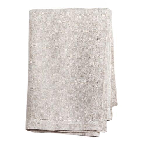 Mungo Cloverleaf Tablecloth, Linen