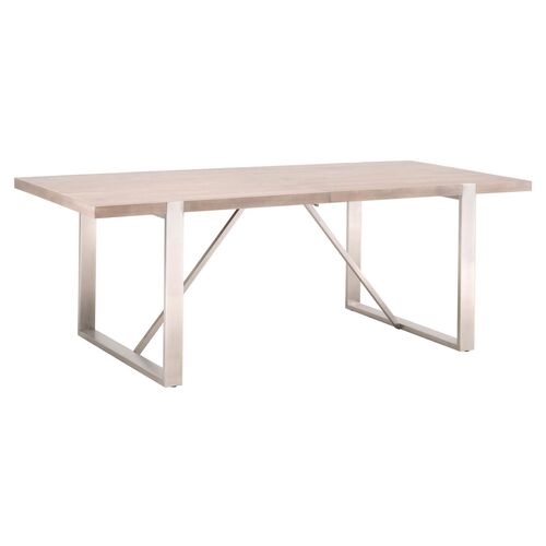 Serge Extension Dining Table, Natural Gray~P77564792