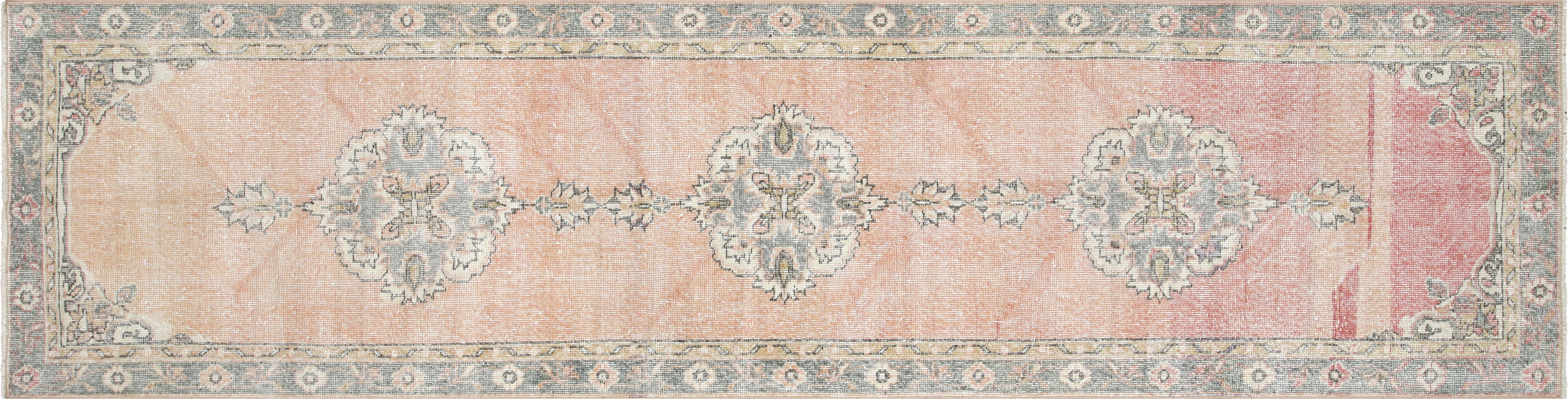 1960sTurkish Oushak Runner-3' x 11'9"~P77709968