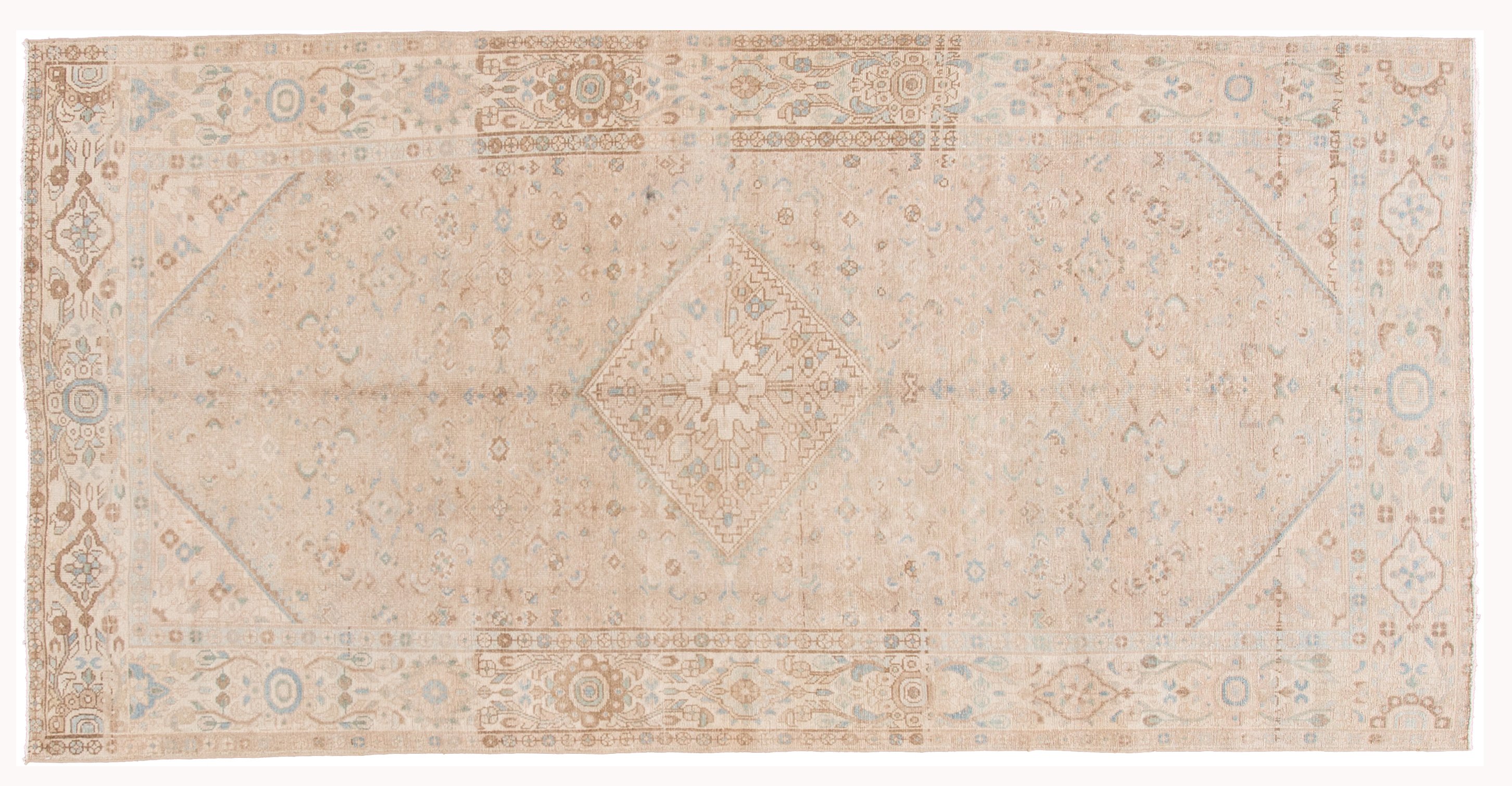 Antique Persian Mahal Rug, 5'1" x 10'6"~P77608785