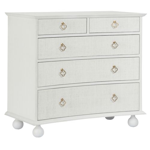 Maxwell 5-Drawer Raffia Chest