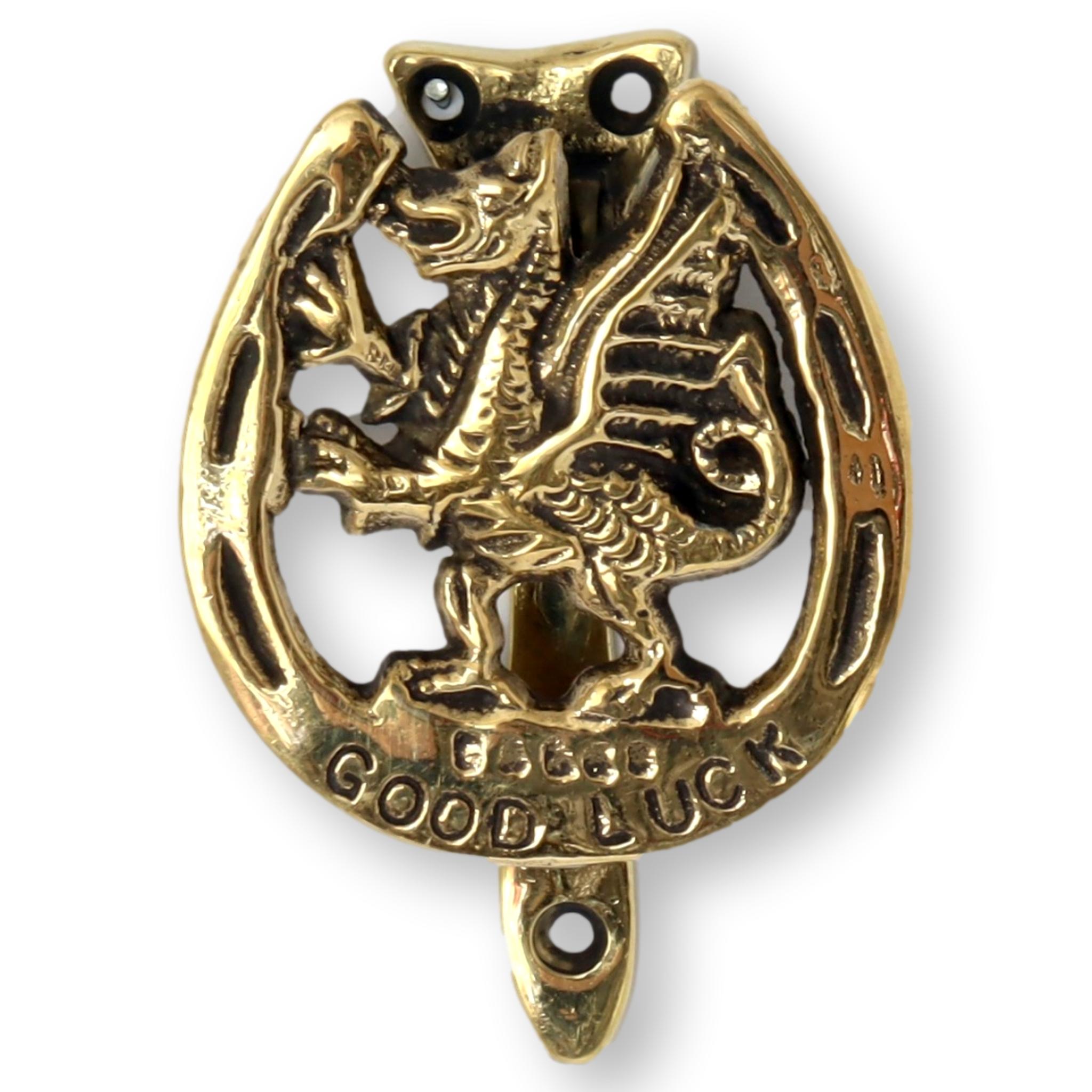Brass English Dragon Door Knocker~P77663002