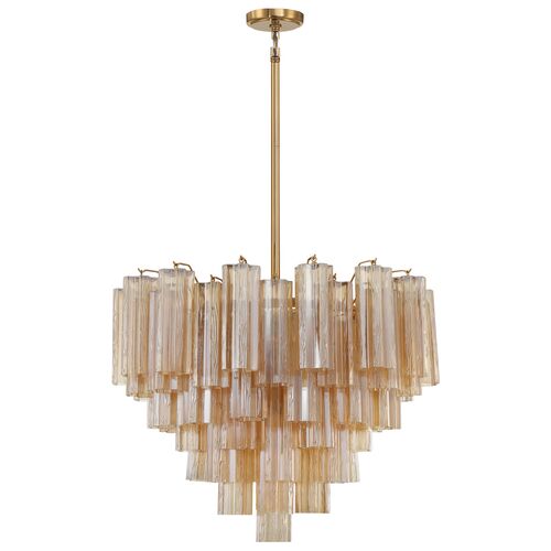 Addis Glass 12-Light Chandelier