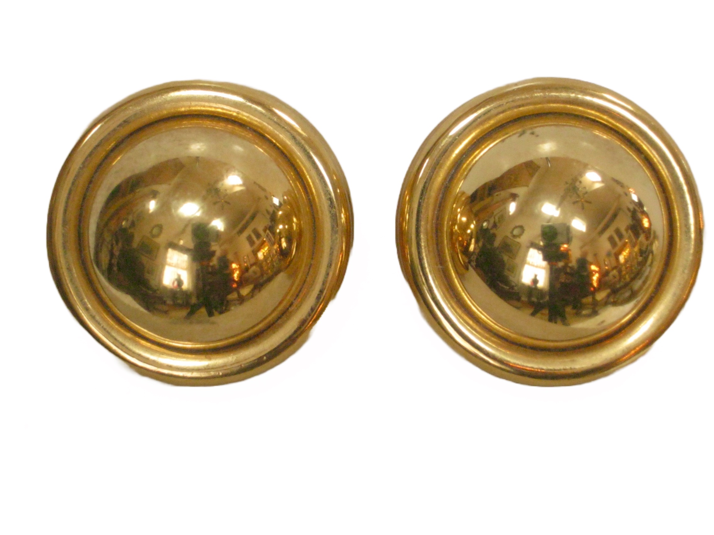 1980s Givenchy Classic Gold Earrings~P77667811