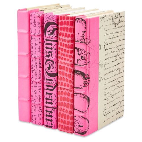 S/5 Designer Books, Pink~P76814240